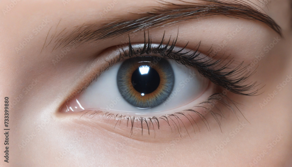Fototapeta premium wonderful female eye - close up