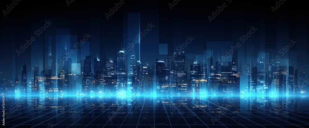 The buildings in this city exude the latest technology, indicating a developed and prosperous area. The buildings in this city exude the latest technology, indicating a developed and prosperous area.