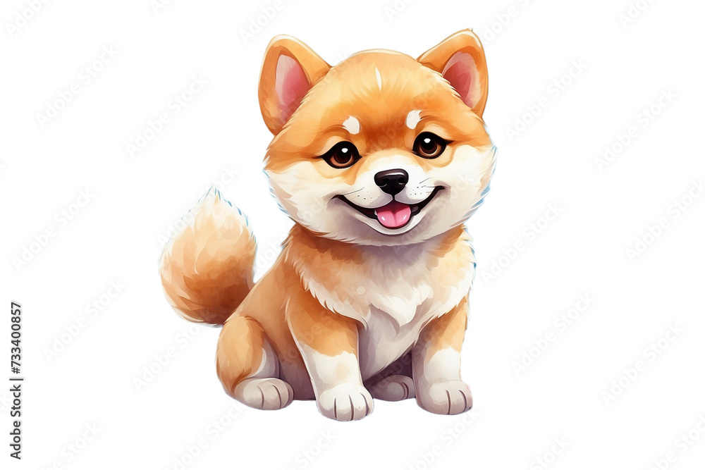 Cute Adorable Shiba Inu pup