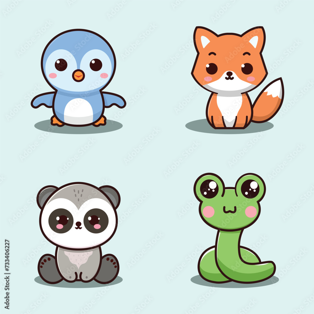 set of animals set of animals