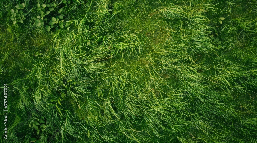 Early spring green grass close up shot Early spring green grass close up shot