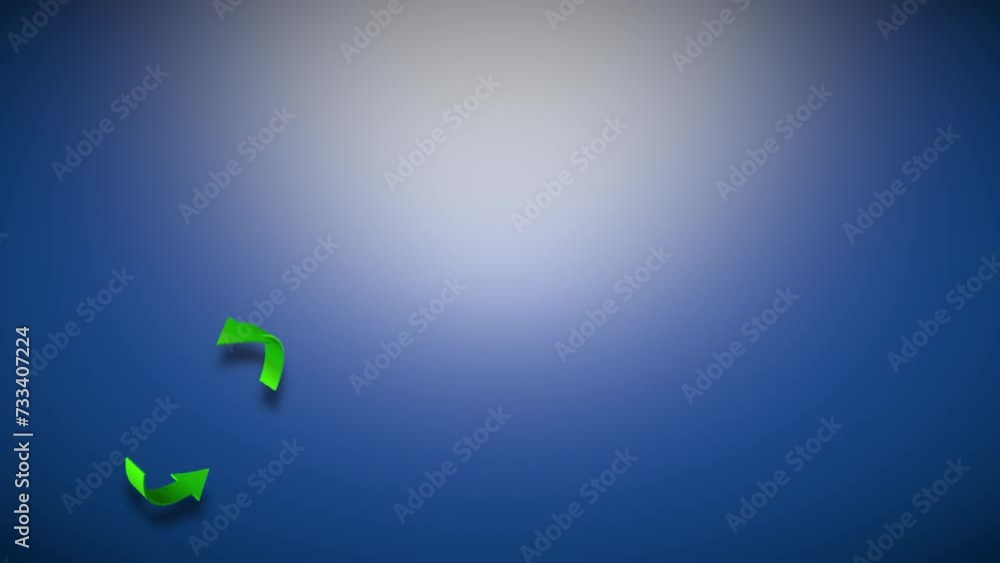 Title screen with rotating arrows Title screen with rotating arrows