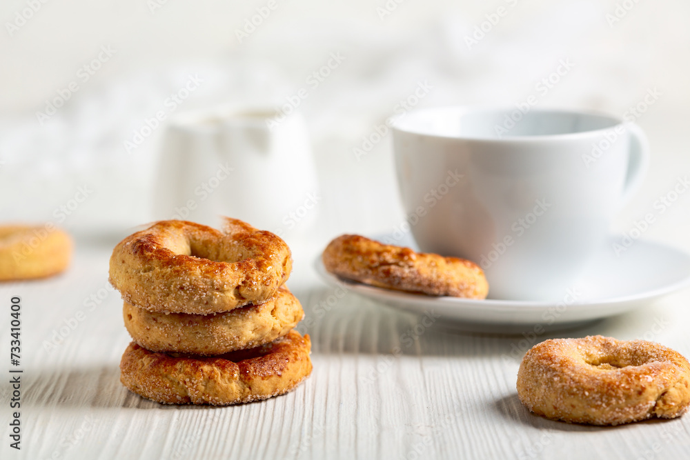 Homemade Italian torchetti cookies. Homemade Italian torchetti cookies.