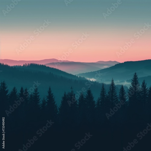sunrise in the mountains © StockUp
