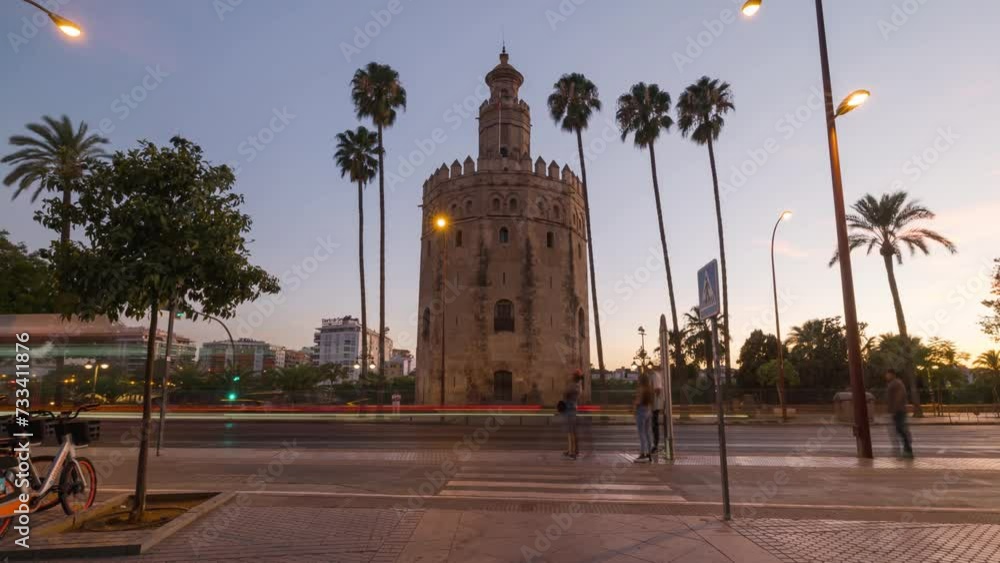 Torre del Oro Hyperlapse 