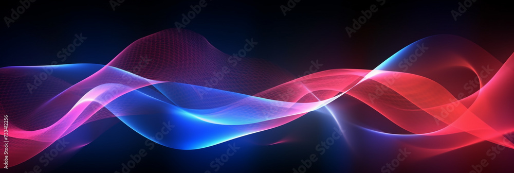 Abstract technology art Futuristic background energy wave shape lines ...