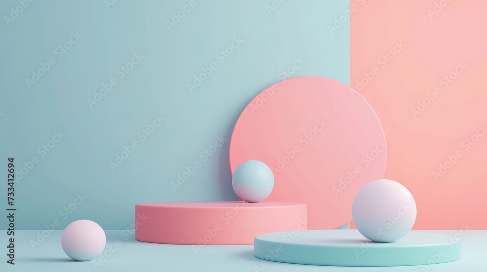3d Memphis design-inspired background with minimalist aesthetics, infused with colorful and 3d retro elements.
3d Memphis design-inspired background with minimalist aesthetics, infused with colorful and 3d retro elements.