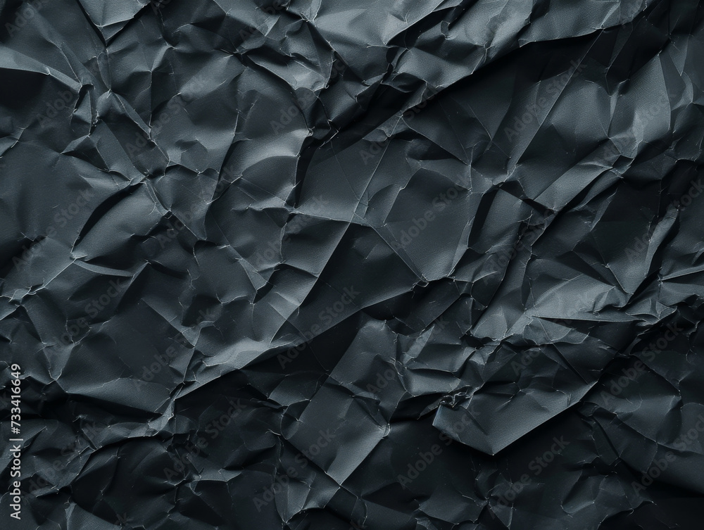 Crumpled black paper. Texture Crumpled black paper. Texture