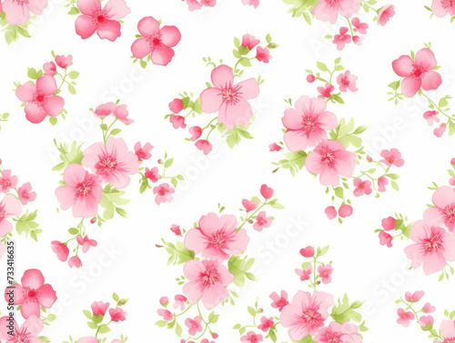 Abstract beautiful floral seamless pattern