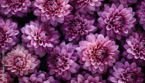 Beautiful purple dahlia flowers background. Close-up.