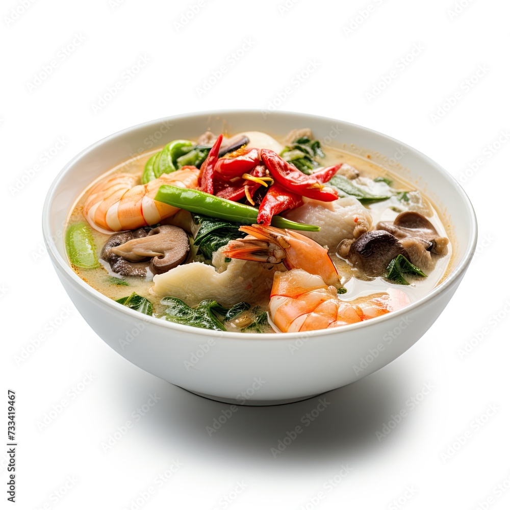 Sinigang soup closeup Sinigang soup closeup