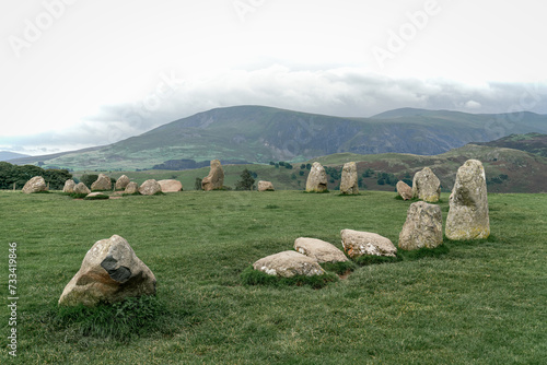 Castle Rigg Stone Circle, Lake District, Cumbria photo