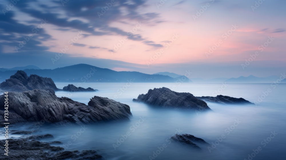 A dreamy, undefined seascape with a touch of nostalgia A dreamy, undefined seascape with a touch of nostalgia
