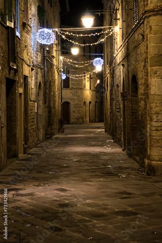 A street in the ancient village of Bevagna. © kevin
