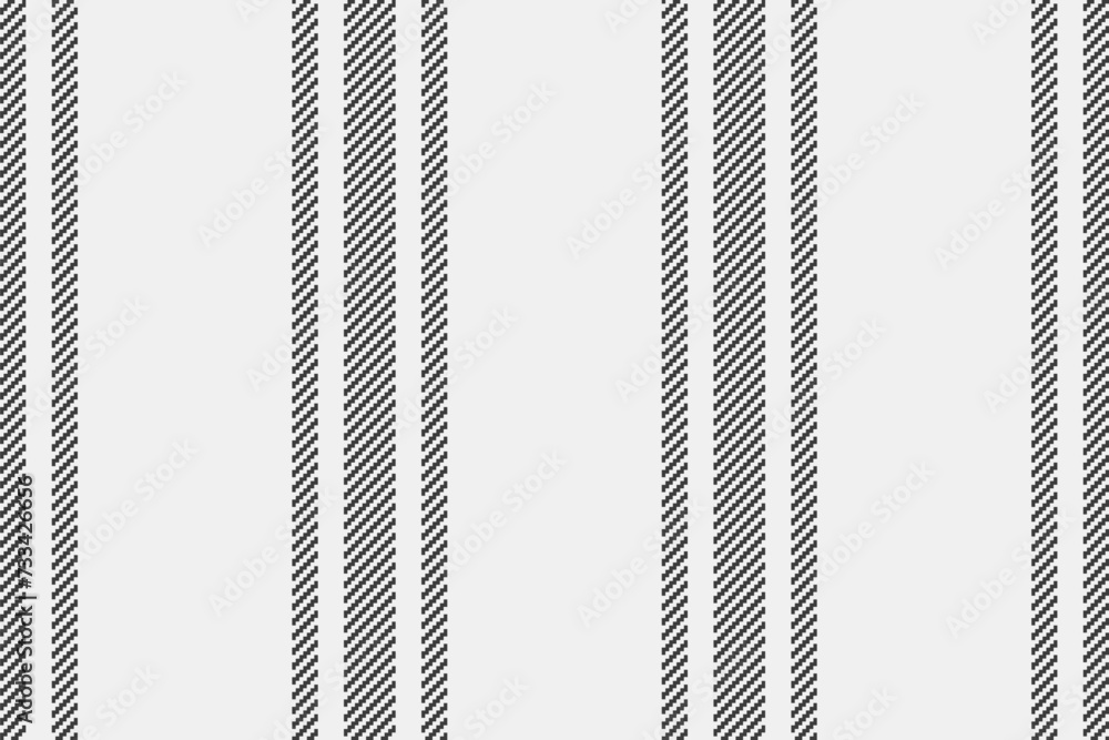 Print textile texture seamless, ceremony background vertical pattern. King fabric stripe vector lines in white and grey colors. Print textile texture seamless, ceremony background vertical pattern. King fabric stripe vector lines in white and grey colors.