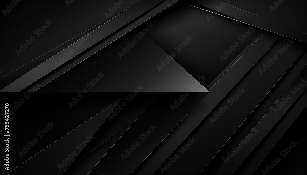 Black abstract geometric background Black abstract geometric background