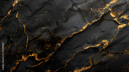 Beautiful black abstract background, all black wallpaper as a background, black and gold, black texture, black pattern background, black background for text and presentations