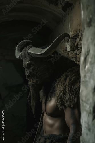 The Minotaur is in the dungeon.