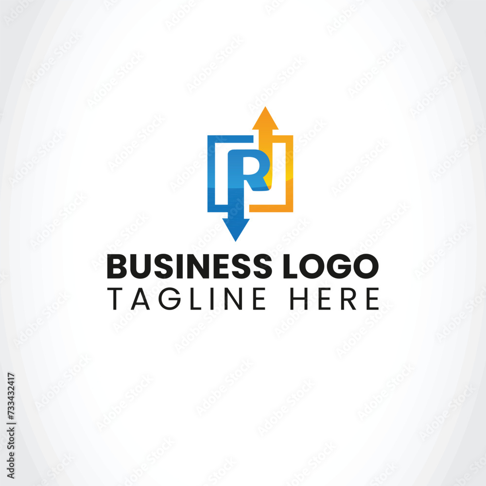 Business icon and logo design vector graphic Business icon and logo design vector graphic