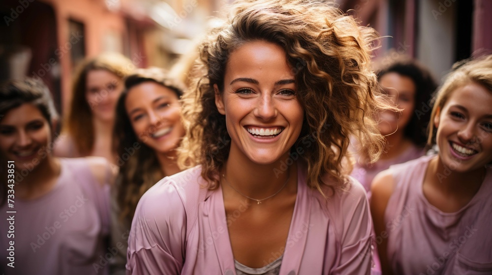 Portrait of a beautiful woman smiling. International Women's Day Portrait of a beautiful woman smiling. International Women's Day