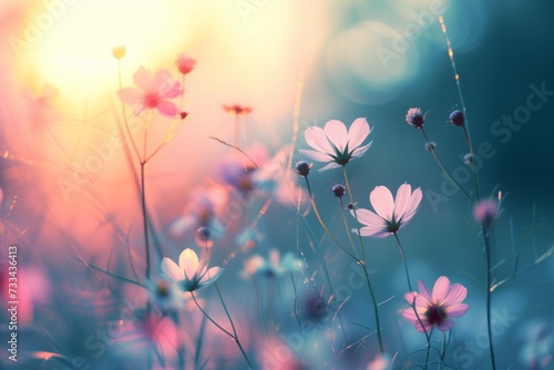 meadow with flowers © StockUp