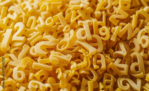 pasta madeof letters 