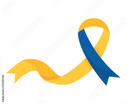 down syndrome ribbon design