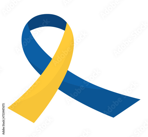 down syndrome ribbon sign