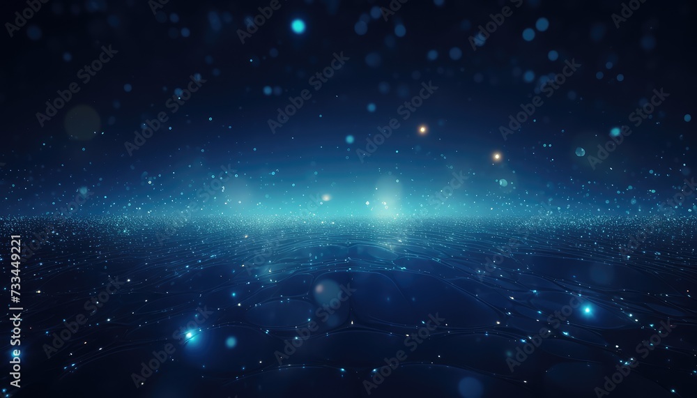 Obraz premium abstract blue technology background with copy space