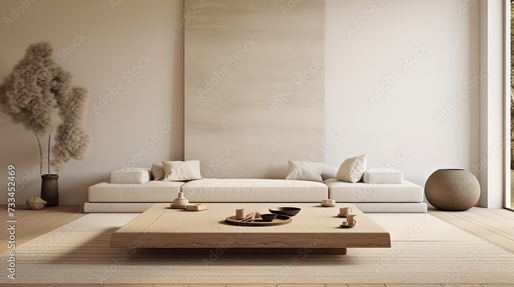 Sleek Minimalist Living Room: Clean Lines, Open Spaces Sleek Minimalist Living Room: Clean Lines, Open Spaces