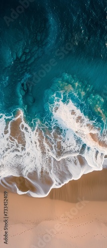 waves on the beach