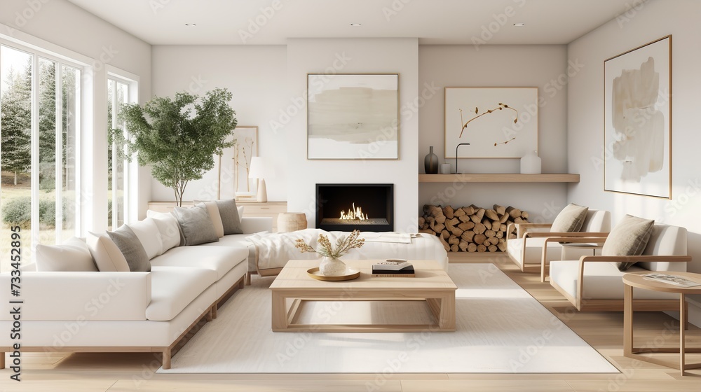 Cozy Modern Farmhouse Living Room with Rustic Charm and Contemporary Twist Cozy Modern Farmhouse Living Room with Rustic Charm and Contemporary Twist