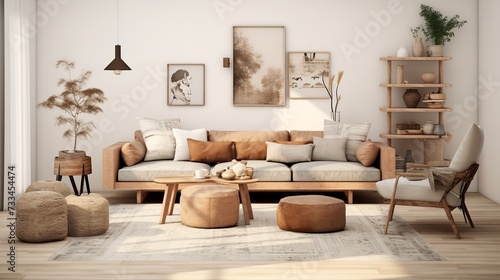 Nordic Harmony  Scandinavian Inspired Living Room  Simplicity   Function