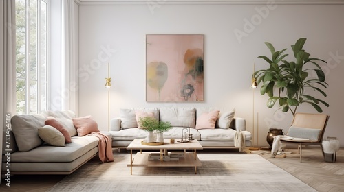 Nordic Harmony  Scandinavian Inspired Living Room  Simplicity   Function