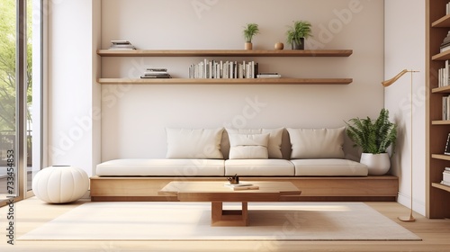 Smart Space: Urban Living Room with Space-Saving Solutions and Modern Style