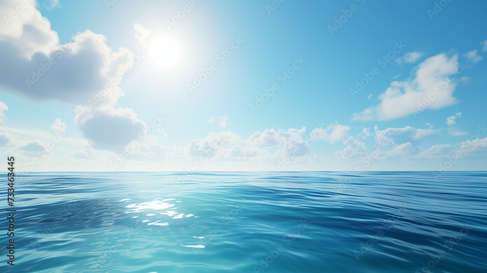 Obraz premium blue sky and sea