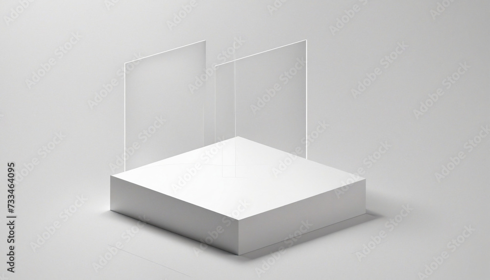 3d render, abstract white geometric background, minimal frame flat lay, layers of empty cards, blank banner template 3d render, abstract white geometric background, minimal frame flat lay, layers of empty cards, blank banner template