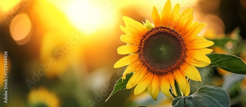 Sunny Day Shines Bright with Sunflower Splendor: Embrace the Radiant Beauty of Sunflowers on a Perfectly Sunny Day