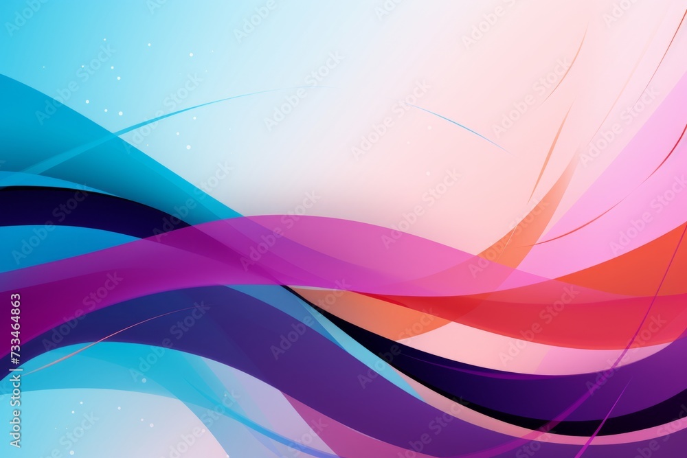 Fototapeta premium Abstract background with colourful waves for queer gender awareness 