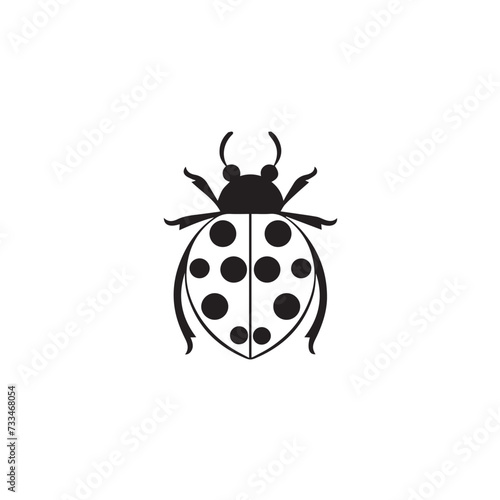 ladybird in cartoon, doodle style. Image for t-shirt, web, mobile apps and ui.  Isolated 2d vector illustration in logo, icon, sketch style, Eps 10. AI Generative © Alexey