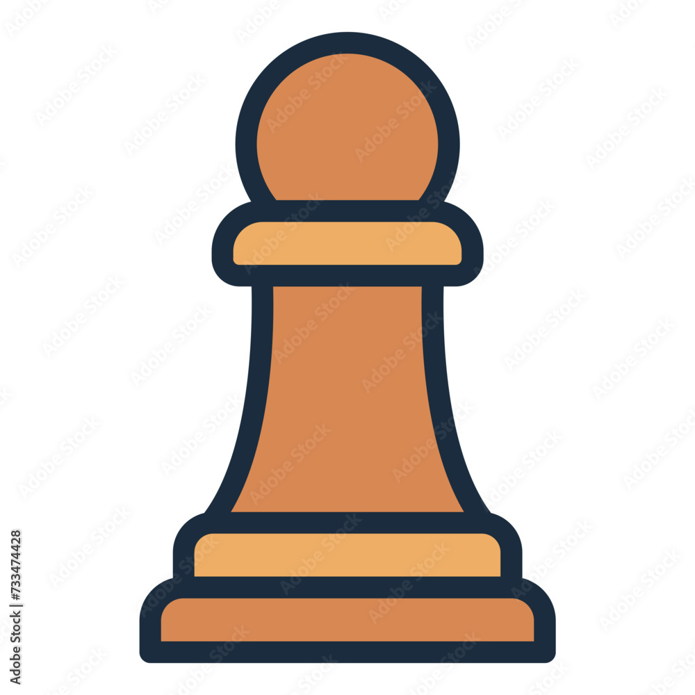 Pawn chess piece icon Pawn chess piece icon