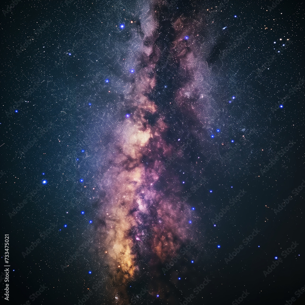 Stunning High-Resolution Milky Way Galaxy Night Sky