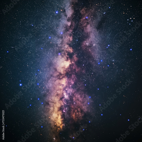 Stunning High-Resolution Milky Way Galaxy Night Sky