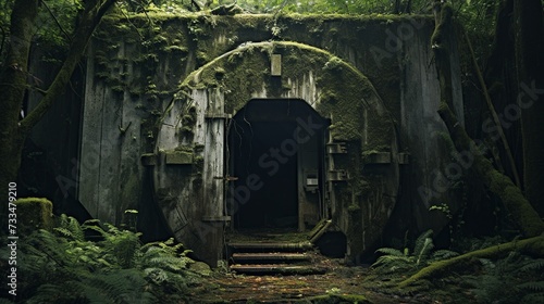Lunar Mystery: Abandoned Military Bunker