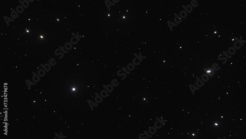 Seamless Loop flying through stars in the universe 4K