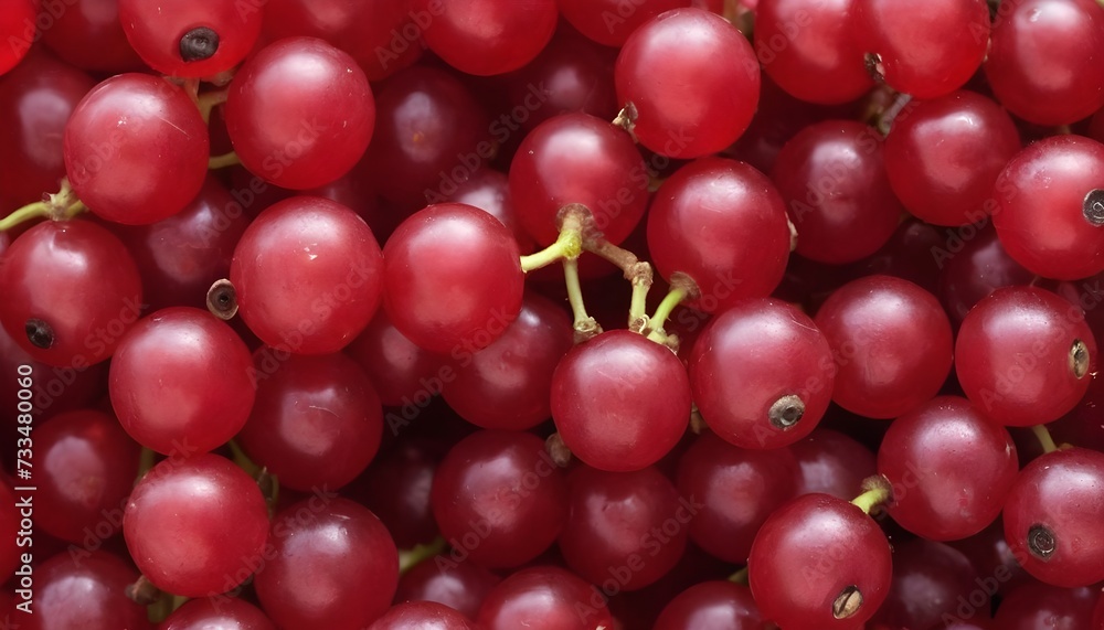 A close-up view of a group of ripe, vivid Currant with a deep, textured detail. A close-up view of a group of ripe, vivid Currant with a deep, textured detail.