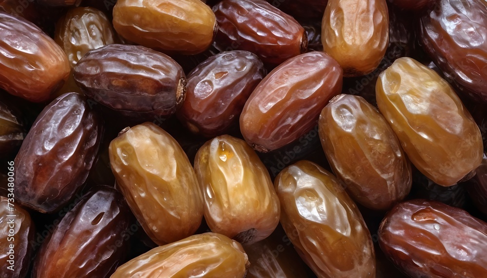 A close-up view of a group of ripe, vivid Date with a deep, textured detail. A close-up view of a group of ripe, vivid Date with a deep, textured detail.