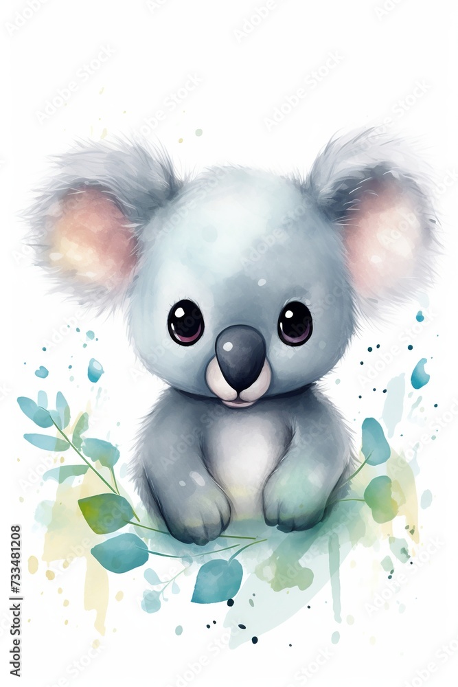 Soft Pastel Koala: Minimalist Nursery Art
Soft Pastel Koala: Minimalist Nursery Art