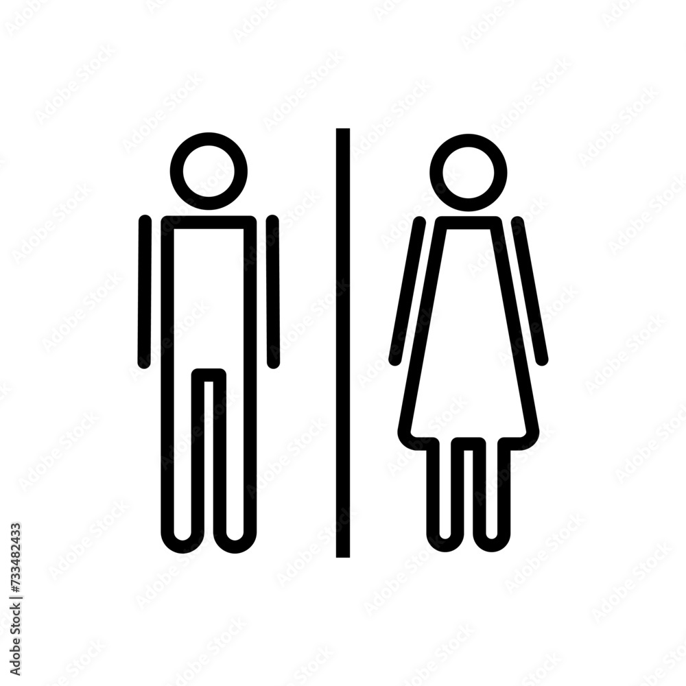 Toilet icon vector. restrooms icon vector. bathroom sign. wc, lavatory Toilet icon vector. restrooms icon vector. bathroom sign. wc, lavatory