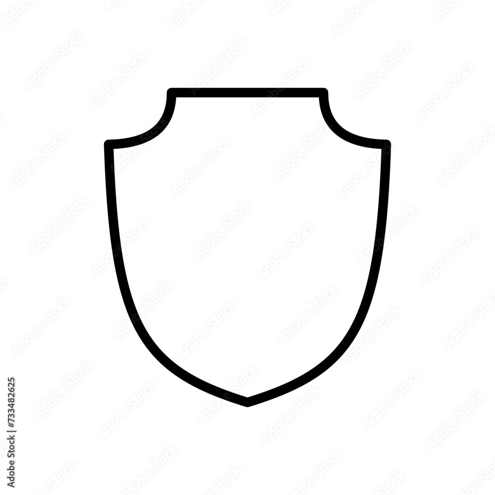 Shield icon vector. Protection icon vector. Security vector icon Shield icon vector. Protection icon vector. Security vector icon